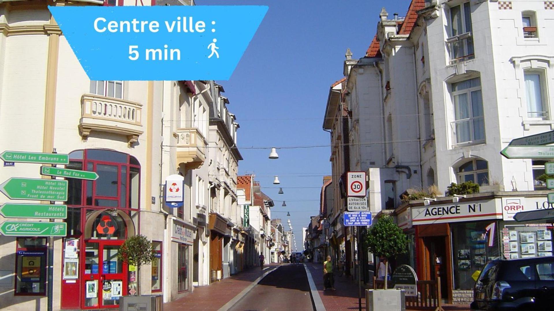 Joli Studio Plein Centre Proche Plage Avec Wi-Fi Le Touquet Kültér fotó